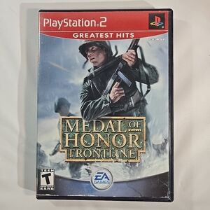 Sony PlayStation 2 Medal of Honor Frontline - Red, Blue, Black